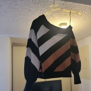 Off the shoulder sweater